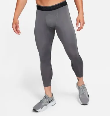 Nike Pro Dri-Fit 3/4 Training Tights Compression Pants DD1919-068 Mens Size S • $23.99