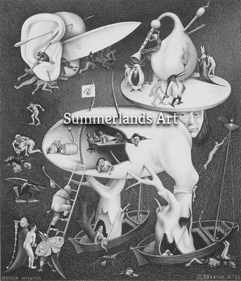 £26.99 • Buy MC Escher Hell Giclee Fine Art Print Paper Or Canvas Large Various Size
