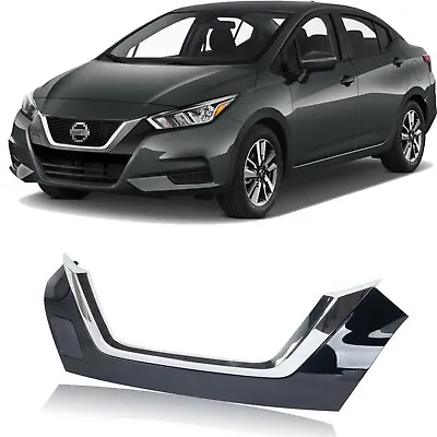 For 2020-2022 Nissan Versa Front Bumper Grille Grill Lower Chrome Plastic • $41.99