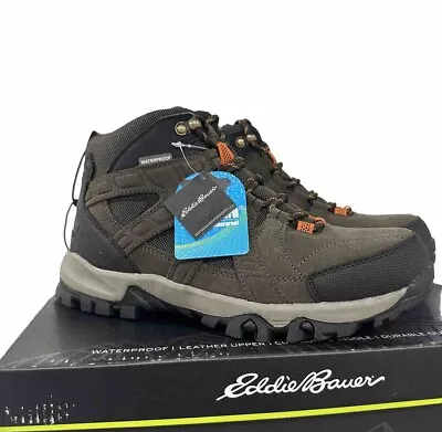 Eddie Bauer Men's Harrison Outdoor Boots Size - Brown • $32.99