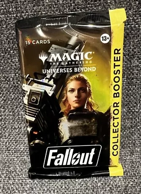 1 X Fallout Magic The Gathering MTG Sealed Collector Booster Pack • $80