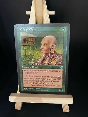 Village Elder Illusions Magic Card MTG English X (Village Test) • $1.07