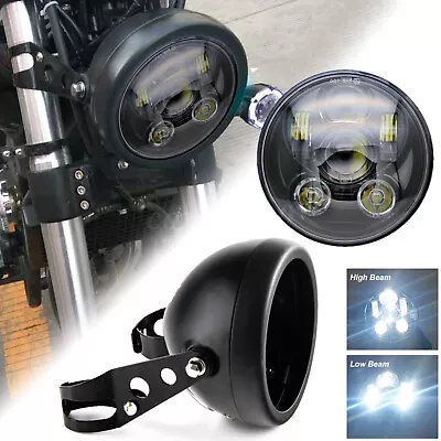 5.75  Inch LED Headlight With Mount Housing Bucket For Yamaha Royal Road Star • $41.49