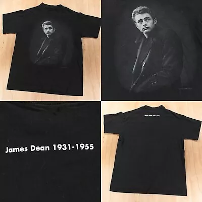 1996 James Dean Portrait Memorial T-shirt MEDIUM Actor Vtg 90s Single Stitch • $38