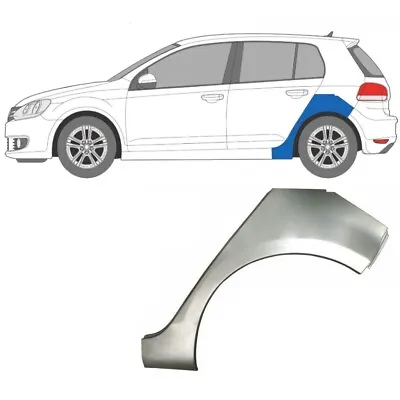 For Volkswagen Golf 6 2008- 5 Door Wheelbase Repair Sheet Metal Fenders Left • $93.55