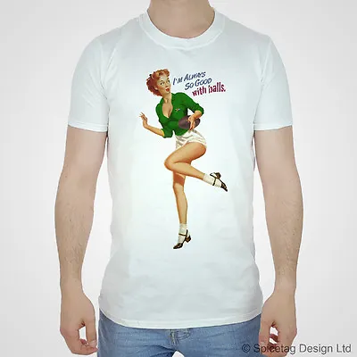 South Africa T-shirt Rugby Pin Up Girl Tshirt African 2017 Springbok Retro Top T • £9.95