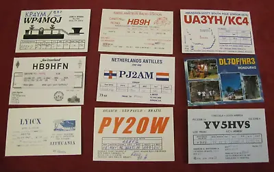 Lot Of 50 Amateur Ham Radio QSL Call Cards Or Post Cards (Vintage) International • $28.50