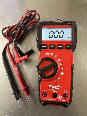 Milwaukee 2216-20 Digital Multimeter 600V True RMS Cat III  Ohms Leads Ac Dc • $54.95