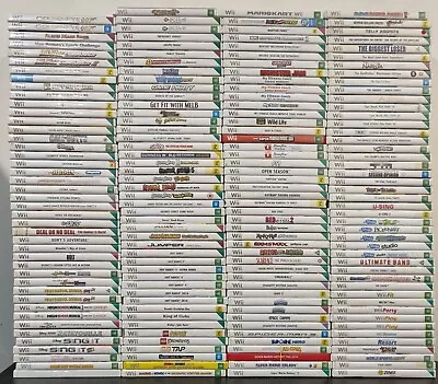 Nintendo Wii Games Mixed. *Select A Title* • $160