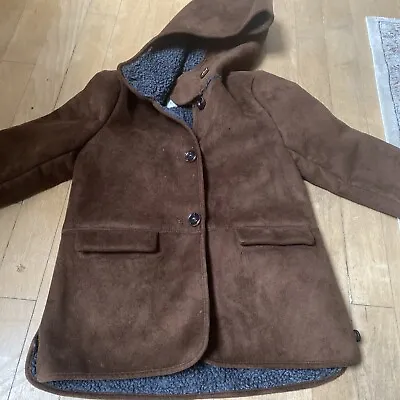 Boys Little Zara Coat 5/6 Years 1f • £12