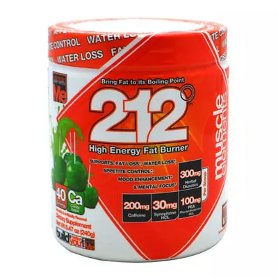 Muscle Elements 212 Pre Workout Fat Burner - CANDY APPLE 40 Servings • $14.99