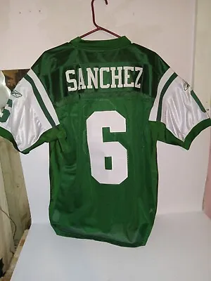 Mark Sanchez #6 New York Jets Reebok On Field Authentic Jersey Size 50 • $26.25