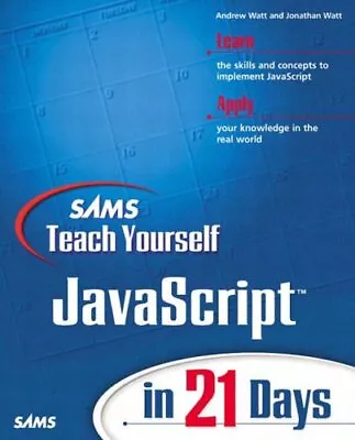 Sams Teach Yourself JavaScript In 21 Days By Simon Jinjer Paperback Book The • £11.99