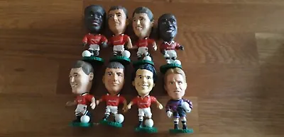 Corinthian Manchester United Squad X8 Figures With 6 Player Cards • £8