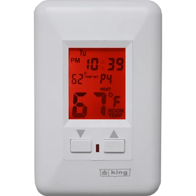 $139.95 • Buy King Electric ESP 120V Electronic Line Voltage Thermostat