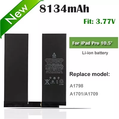 Battery A1798 A1701 A1852 For Apple IPad Pro 10.5 2017 A1709 A1793 • £20.55