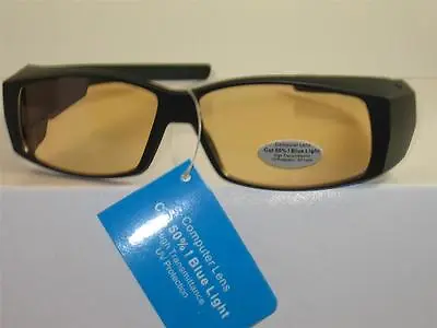 Computer Over Glasses Anti Reflective Tinted Lens Uv Protection • $12.99