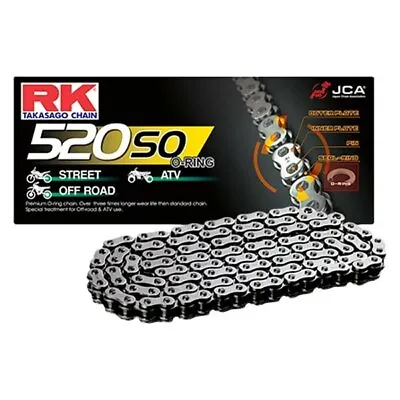 RK 520 O-Ring Street Track Motorbike Chain - 112 Links • $107.95
