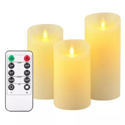 £5.99 • Buy Remote Control Flameless LED Wax Candles Flickering Battery Tea Light Wedding UK