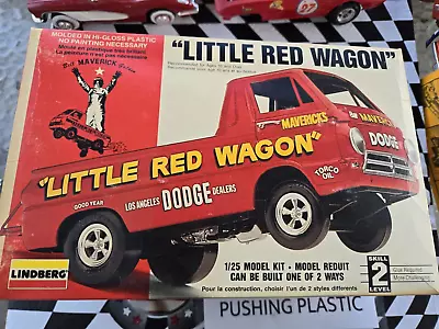 Model Car  Parts Lindberg Little Red Wagon Diorama Junkyard Projects Restore  • $5.99