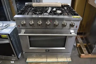Forno FFSGS624436 36  Stainless Steel Professional Natural Gas Range #142115 • $1299