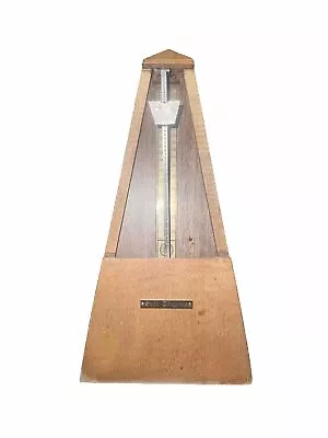 Vintage Seth Thomas Metronome Wood For Parts Repair Working • $12