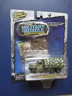 Johnny Lightning Military Muscle Ground Assault WW2 6x6 Truck New * • $9.99
