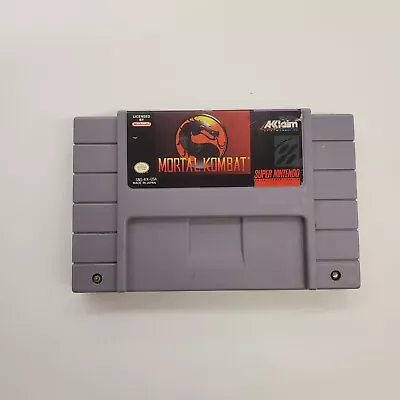 Mortal Kombat - SNES (Super Nintendo 1992) Authentic Tested And Working • $17.99