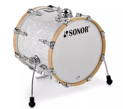 Sonor AQ2 Maple 16  Bass Drum W/Riser White Marine Pearl AQ2-1814-BDWM-WMP • $429