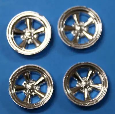 Set Of 4 Mag 5 Spoke Wheels For 1969 Yenko Camaro 1:25 / Amt • $9.95