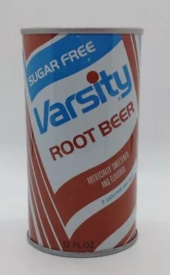 Vintage Varsity Root Beer Can Pull Tab Steel Soda Can • $6