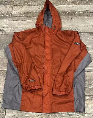 Stearns Dry Wear Mens Rain Jacket XL Full Zip Hooded Waterproof And Breathable • $19.99