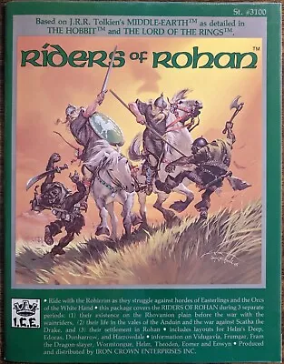 Riders Of Rohan Middle-Earth Role Playing (MERP) (1st Edition) - Campaign Books • £49.99