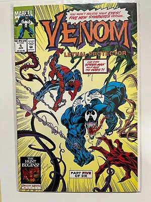 Venom Lethal Protector #5 (1993 Marvel) 1st App Of Phage Riot Lasher Agony • $20