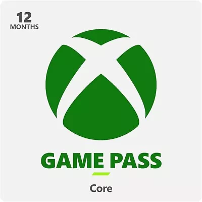 12 Months - Game Pass Core - Xbox Live Gold Subscription Membership • £39.99