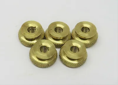 5 Brass Spark Plug Thumb Nuts 8/32 By 7/16in OD Maytag • $8.38