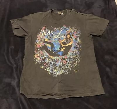 Vintage Milli Vanilli T-Shirt Size L Single Stitch Hanes USA Faded READ • $45