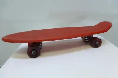 Vtg MPI 19  Red Plastic Skateboard Wheels Trucks Retro  Skate Tough Or Go Home • $17.99
