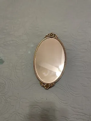 Vintage Floral Small Mirror 10 Inches X 6 Inches • $50