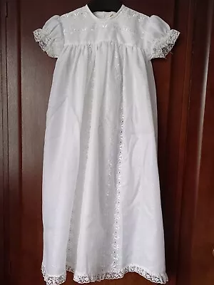 £9.99 • Buy Cuddly Wear White Christening Gown, 27”, New Without Tags