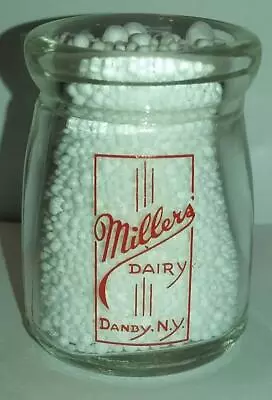 Millers Dairy 1/2 Oz. Creamer Bottle Dandy NY • $22.99