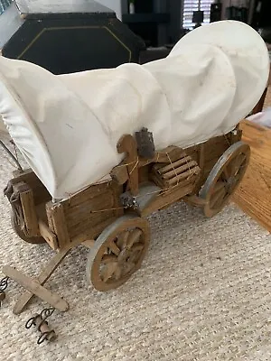 $53 • Buy Vintage Wooden Covered Wagon Wonderful!