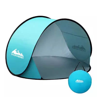 $25.66 • Buy Weisshorn Pop Up Beach Tent Camping Portable Sun Shade Instant Shelter Fishing
