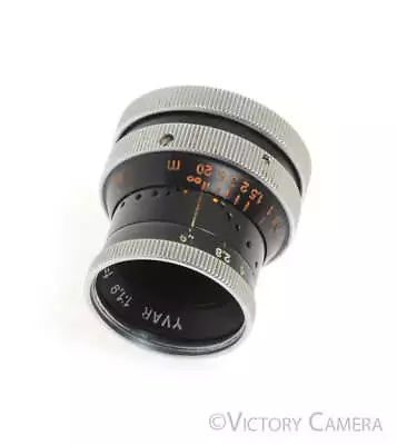 Kern-Paillard YVAR 13mm F1.9 AR D Mount 8mm Cine Lens • $59.95