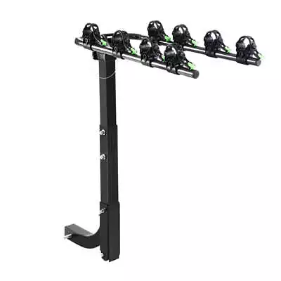 4 Bike Carrier Car Rear Rack Hitch Mount 2  Towbar Foldable Steel • $139.95