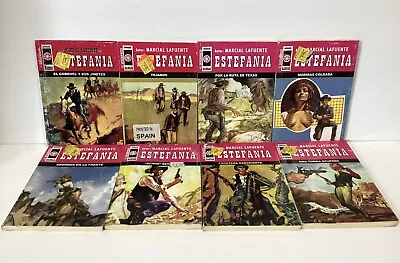 Set De Ocho Novelas Por Marcial Lafuente Estefania Collection Kansas Spanish • $40