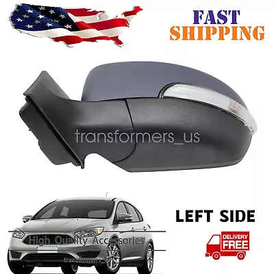 For 2015-2018 Ford Focus Driver Side View Mirror With Light Hand F1EZ17683R • $93.59