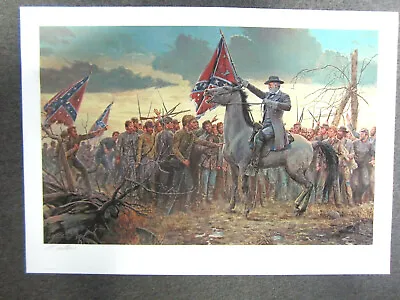 THE LAST RALLY Mort Kunstler Lee Civil War Print Ltd Edition COA • $210