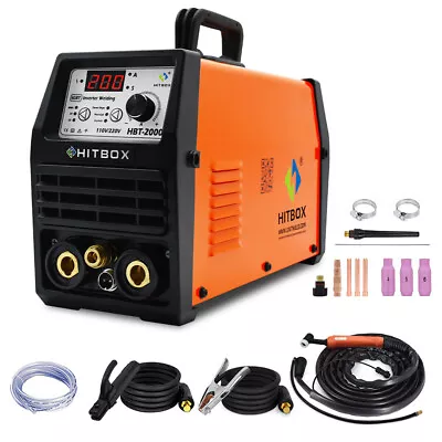 2 IN 1 TIG MMA ARC Welder 200A TIG Welding Machine Welder Inverter UK Plug 220V  • £199.99