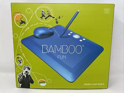 Wacom Bamboo Fun CTE-650 USB Drawing Tablet OPEN BOX Used. Complete. • $20